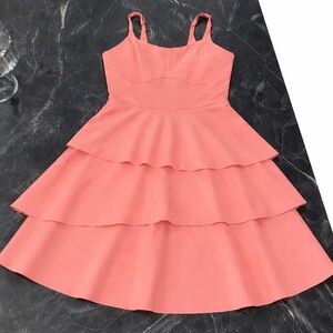 Halara Coral Tiered Dress